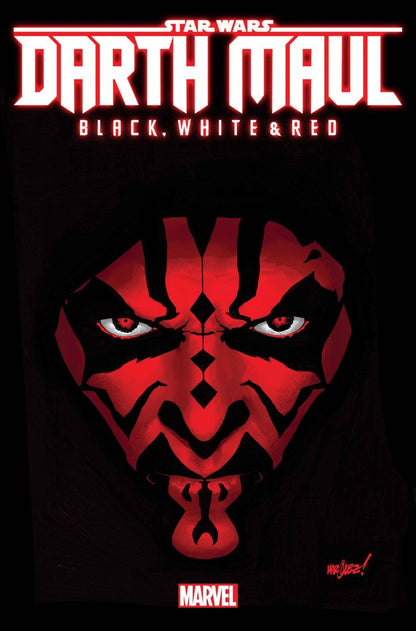 Star Wars Darth Maul Black White Red #1 A B C D Variant Set or 1:25 1:100 Option