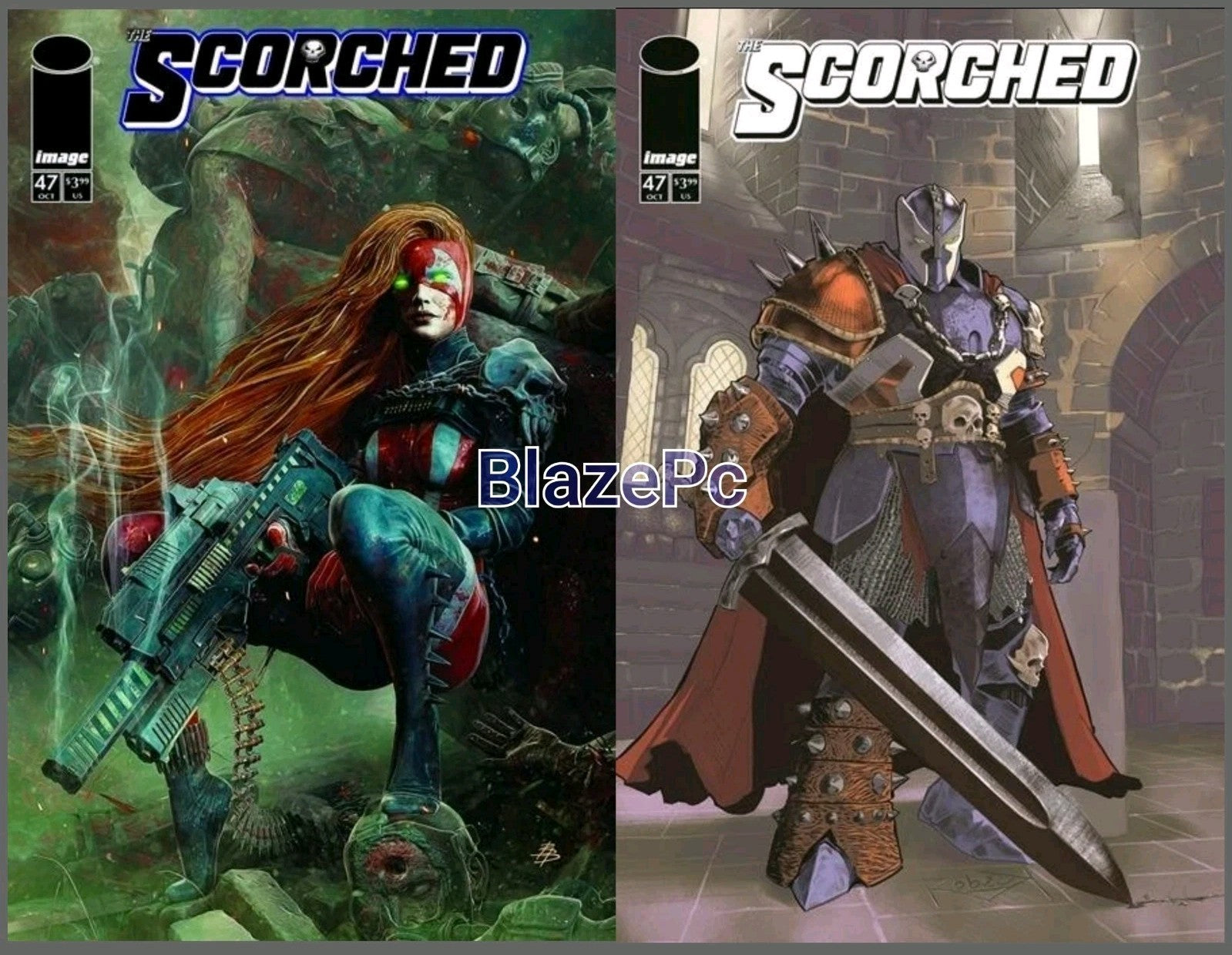 Spawn Scorched #47 Cover A B Variant Set Options Image Comics 2025 Presale 1/7