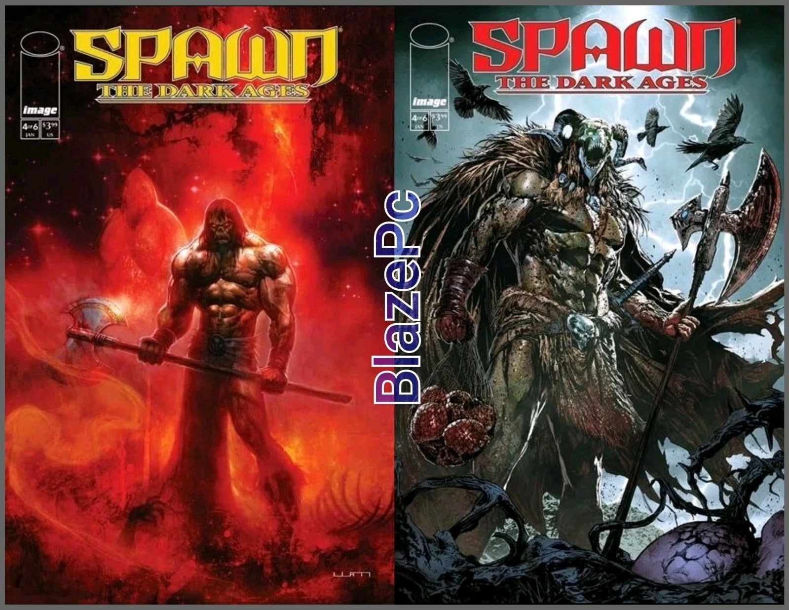 Spawn The Dark Ages #4 Cover A B Variant Set Options Image 2026 Presale 3/25