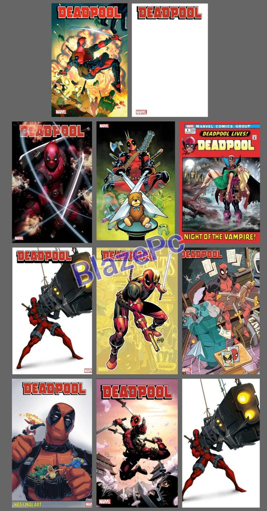 Deadpool #1 Cover A B C D E F G H I Variant Set or 1:25 1:100 Options 2024 NM