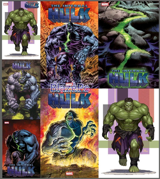 Infernal Hulk #1 Cover A B C D E Variant Set 1:25 1:50 Option 2025 Presale 11/26