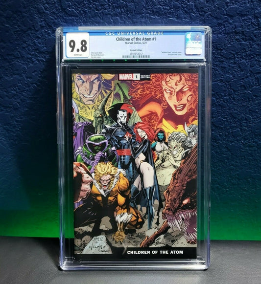 Children of the Atom #1 CGC 9.8 1:100 Jim Lee Hidden Gem Variant X-Men 2021
