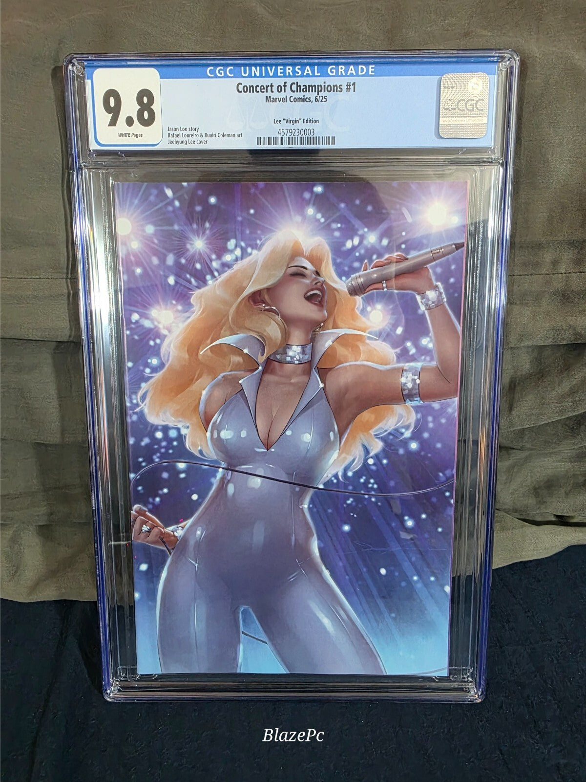 Concert of Champions #1 CGC 9.8 1:100 Jeehyung Lee VIRGIN Variant 2025