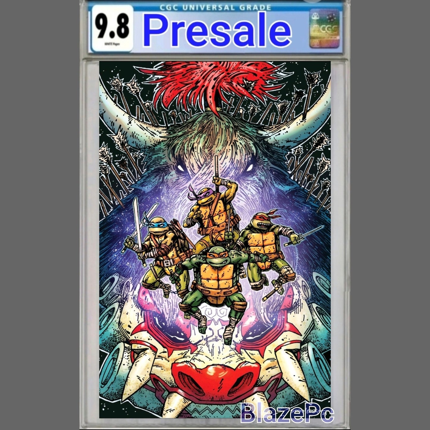 Teenage Mutant Ninja Turtles #13 CGC 9.8 1:25 Eastman Variant IDW 2025 PRESALE