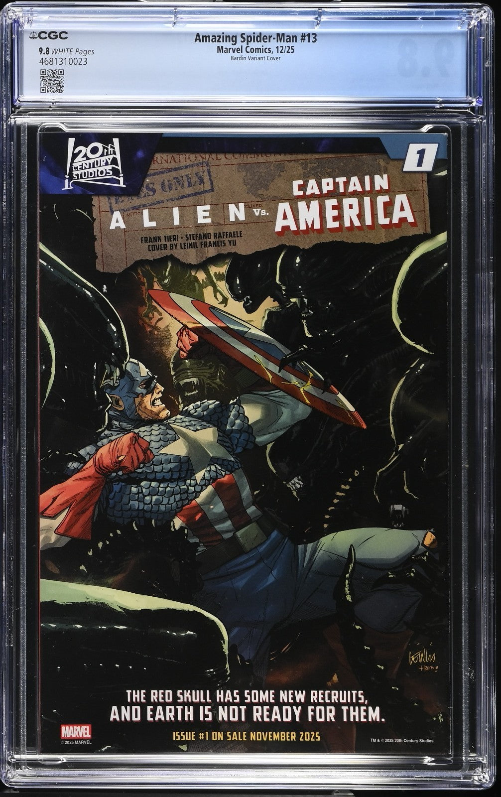 Amazing Spider-Man #13 CGC 9.8 Dave Bardin Muppets Variant Marvel Comics 2025