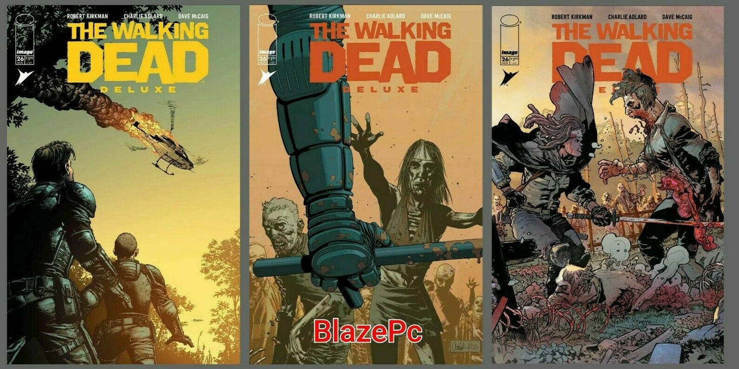 Walking Dead Deluxe #26 Cover A B C Variant Set Options Image NM