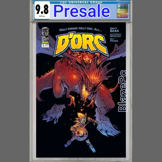 Dorc #5 CGC 9.8 Daniel Warren Johnson Cover B Variant 1st Print Image PRESALE