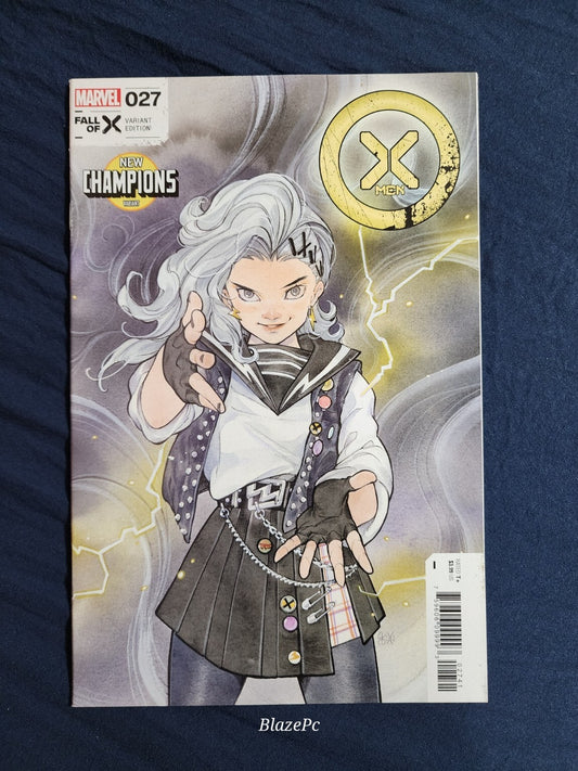 X-Men #27 Peach Momoko New Champions Variant 1st Maystorm Marvel 2023 NM Pics