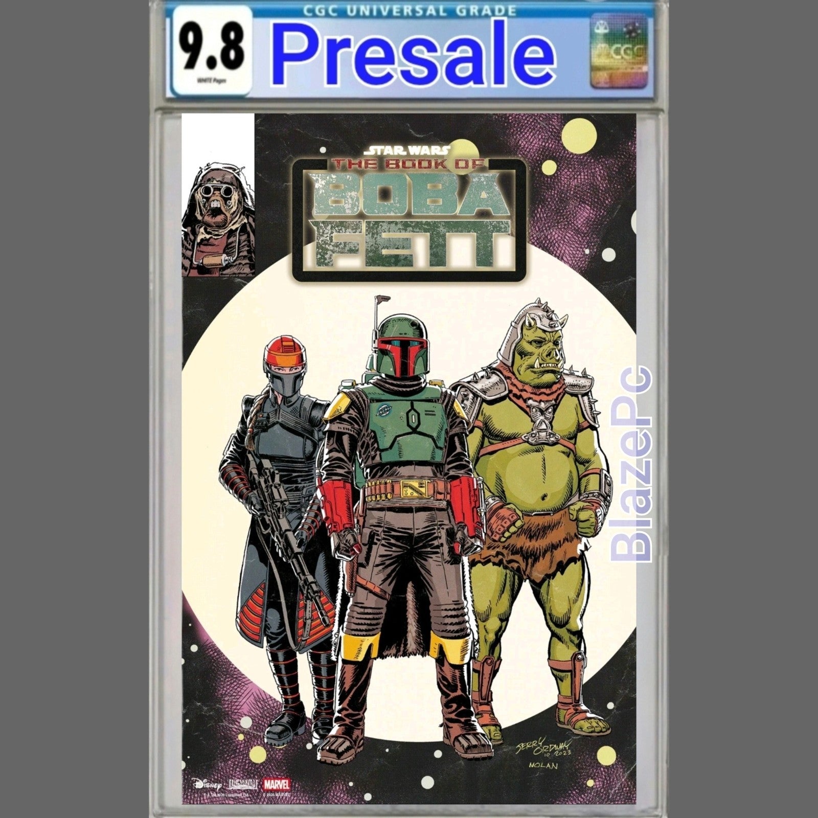 Star Wars The Book of Boba Fett #1 CGC 9.8 1:25 Ordway Variant 2026 PRESALE