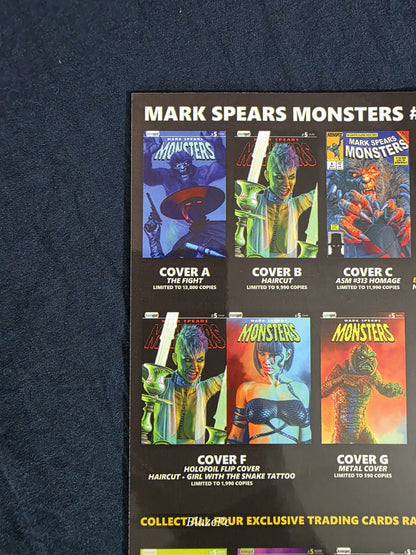 Mark Spears Monsters #5 1:25 Batman Homage Variant Keenspot Lots of Pics NM