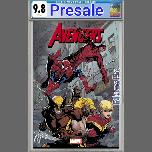 Avengers #1 CGC 9.8 1:25 Ryan Stegman Variant Marvel Comics 2026 PRESALE