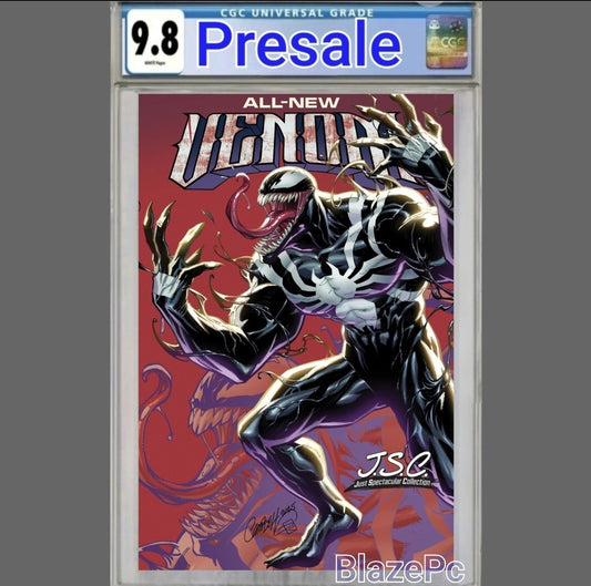 All-New Venom #9 CGC 9.8 J Scott Campbell Just Spectacular Variant PRESALE
