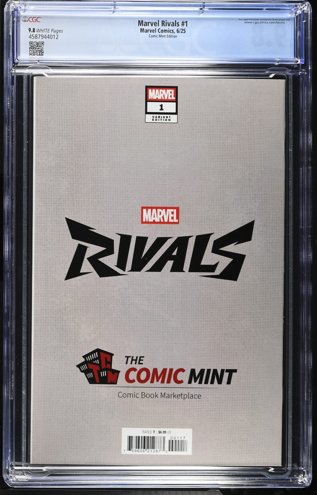 Marvel Rivals #1 CGC 9.8 Alan Quah Exclusive Variant Mint Allor Black 2025
