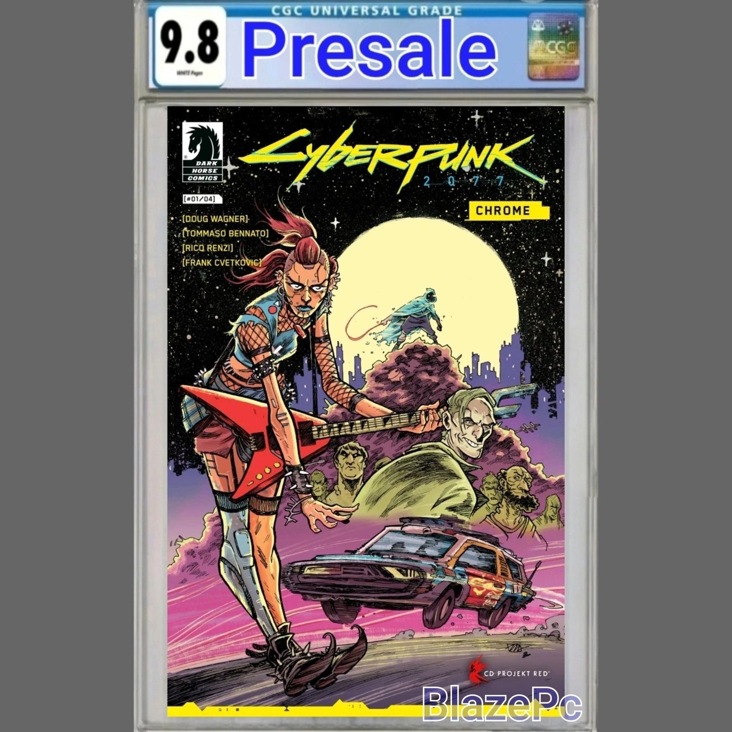 Cyberpunk 2077 Chrome #1 CGC 9.8 4 Book Set A B C D Dark Horse 2026 PRESALE