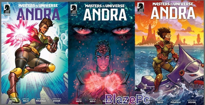 Masters of the Universe Andra One-Shot  A B C Variant Set Option Presale 10/1