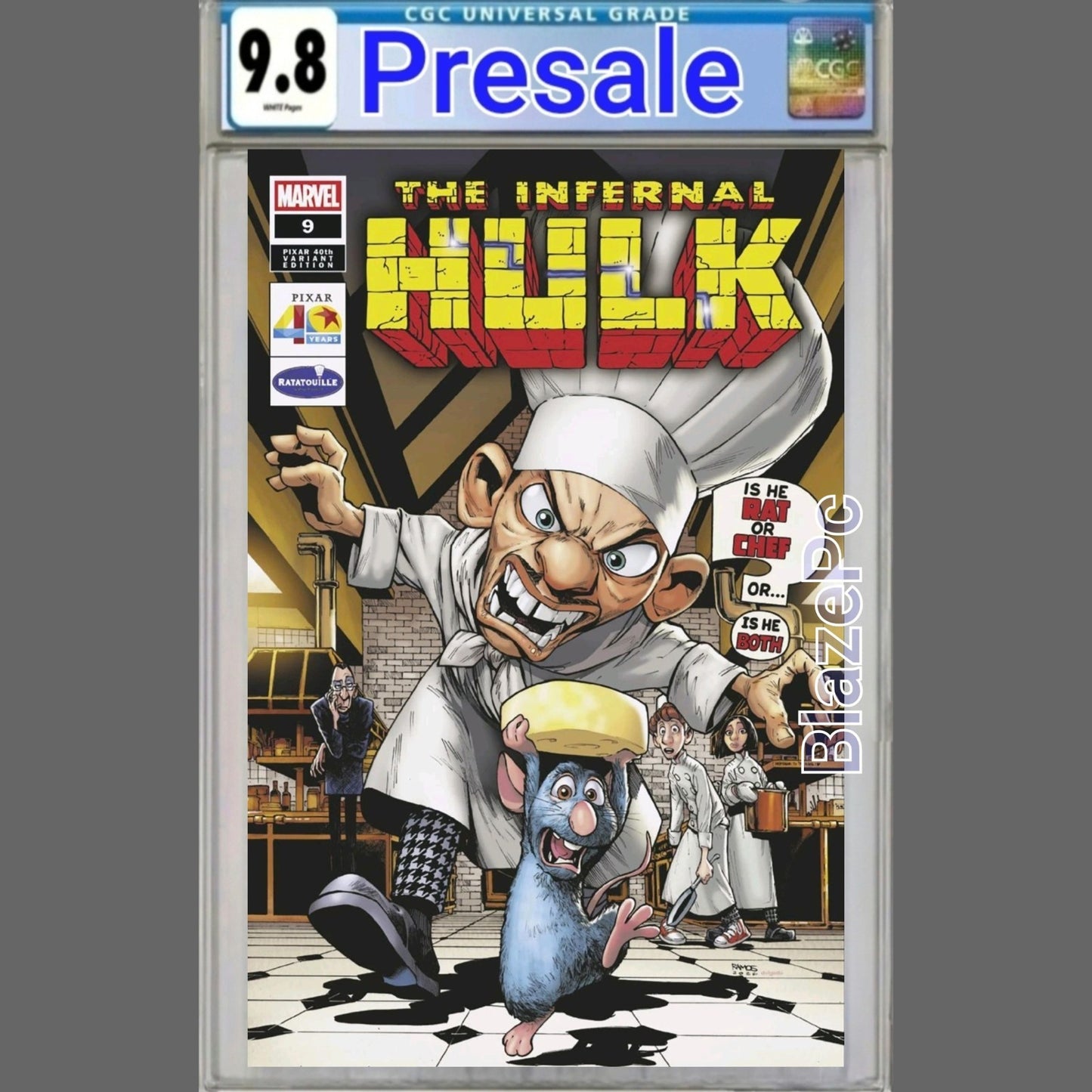 Infernal Hulk #9 CGC 9.8 Humberto Ramos Pixar 40th Variant Marvel 2026 PRESALE