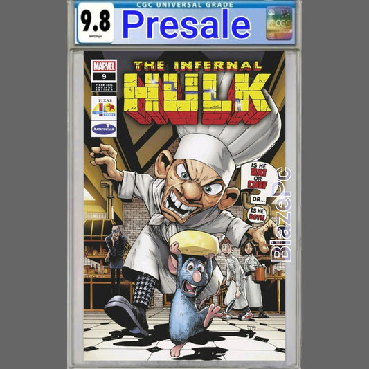 Infernal Hulk #9 CGC 9.8 Humberto Ramos Pixar 40th Variant Marvel 2026 PRESALE