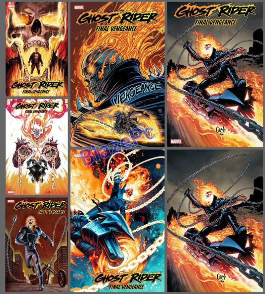 Ghost Rider Final Vengeance #1 A B C D E Foil Variant Set 1:25 1:100 Option 2024