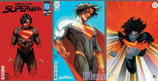 Absolute Superman #1 2nd Print Cover A B C Foil Variant Set Options DC 2024 NM