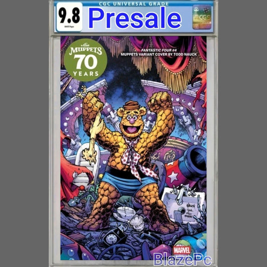 Fantastic Four #4 CGC 9.8 Todd Nauck Muppets Variant 2025 PRESALE