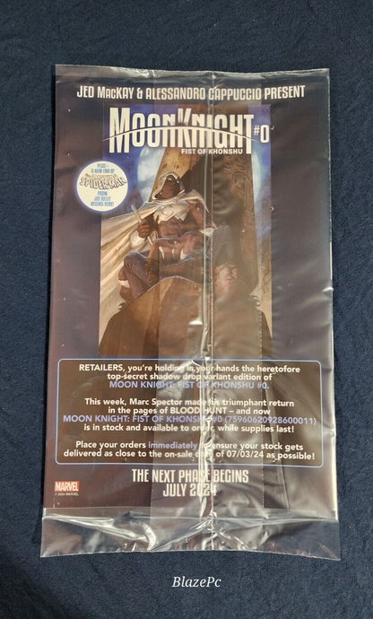 Moon Knight Fist of Khonshu #0 Cappuccio Surprise Variant Sealed Spector 2024 NM