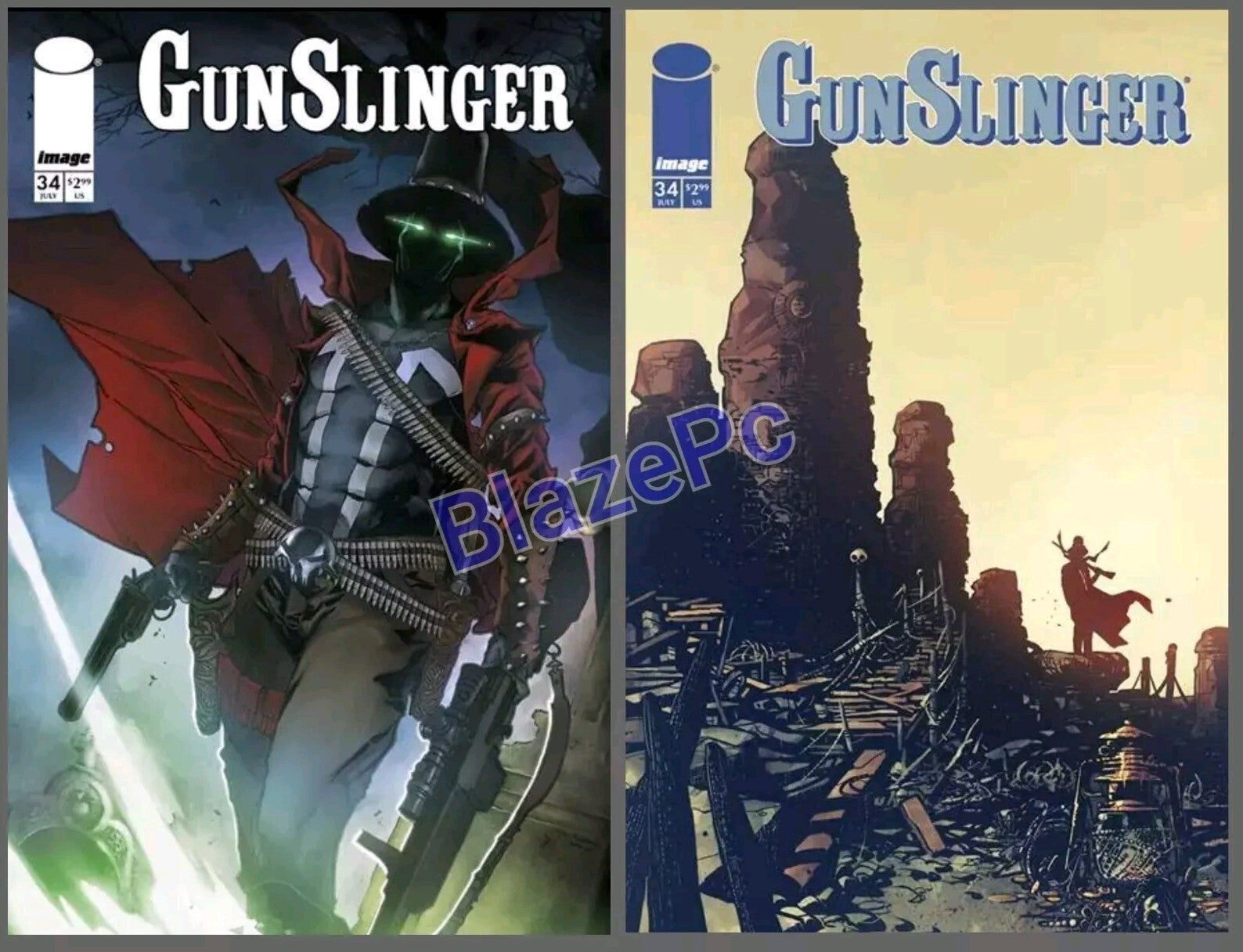 Gunslinger Spawn #34 Cover A B Variant Set Option Image Comics 2024 NM