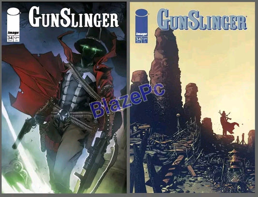Gunslinger Spawn #34 Cover A B Variant Set Option Image Comics 2024 NM