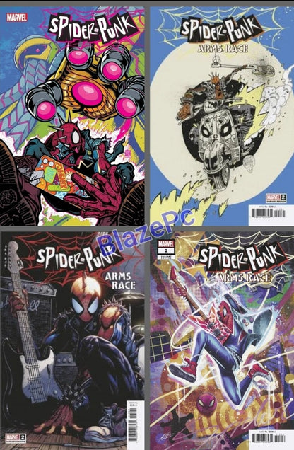 Spider-Punk Arms Race #2 Cover A B C Variant Set or 1:25 Options 2024 NM