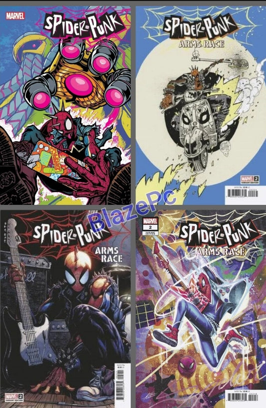 Spider-Punk Arms Race #2 Cover A B C Variant Set or 1:25 Options 2024 NM