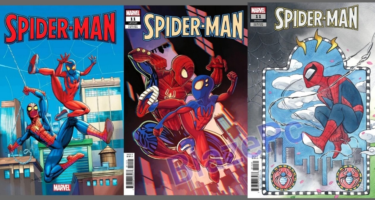 Spider-Man #11 Cover A B C Variant Set Options Slott Spider-Boy 2023 NM
