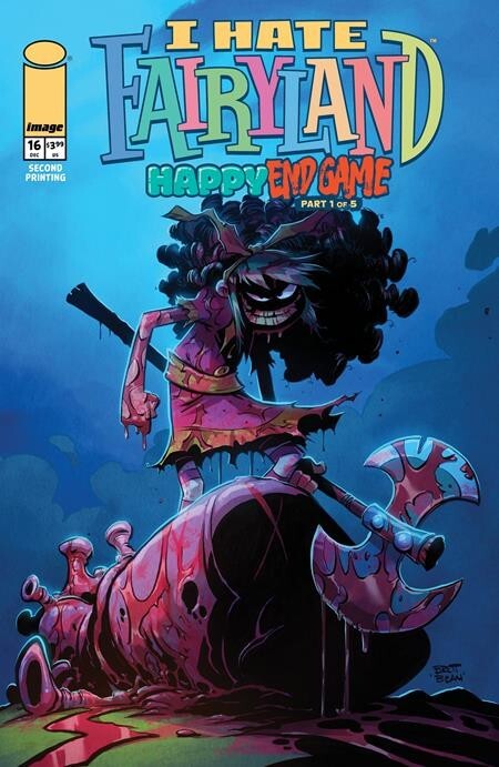 I Hate Fairyland #16 2nd Print Brett Bean Variant Skottie Young Image 2024 NM