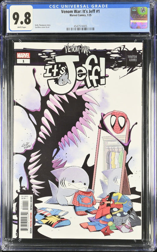 Venom War Its Jeff #1 CGC 9.8 Gurihiru Cover A Thompson Rivals Marvel Comic 2024