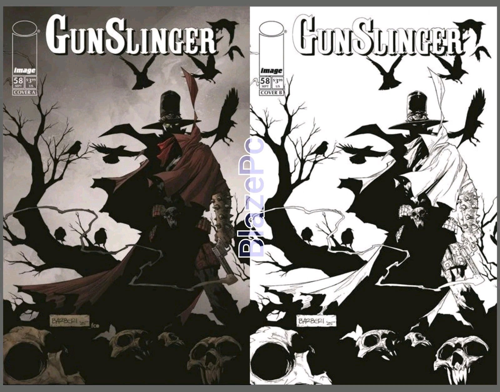Gunslinger Spawn #58 Cover A B Variant Set Options Image Comic 2026 Presale 9/23