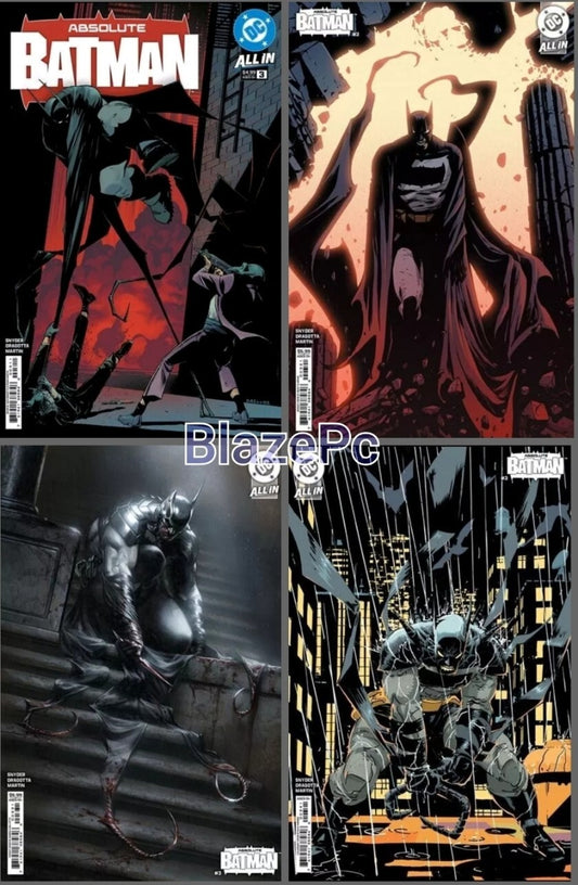 Absolute Batman #3 Cover A B C Variant Set or 1:25 Options DC 2024 NM