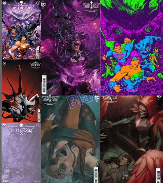 Knight Terrors First Blood #1 Cover A B C D E Variant Set or 1:25 1:50 Option DC