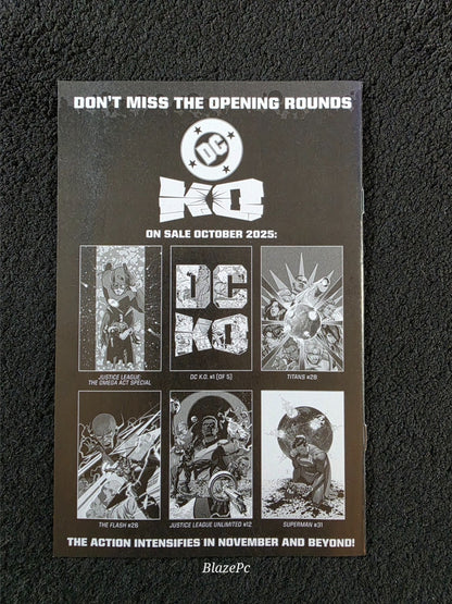 DC KO #1 Preview Ashcan Comic SDCC 2025 Exclusive Limited Edition NM