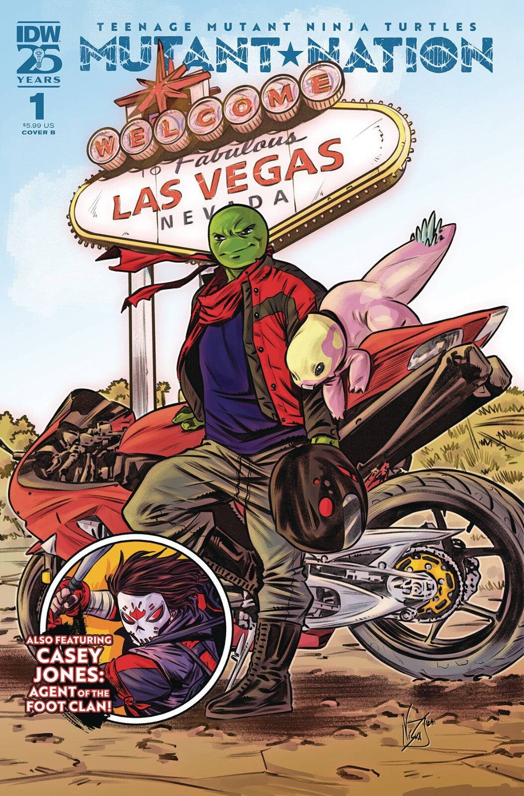 TMNT Mutant Nation #1 Cover A B C D Variant Set or 1:10 Option 2024 NM
