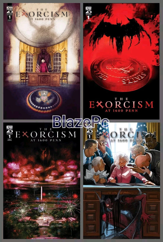 The Exorcism at 1600 Penn #1 A B C Foil Variant Set or 1:10 Options IDW 2024 NM