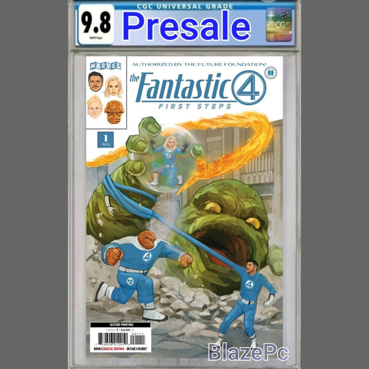 Fantastic Four First Steps #1 CGC 9.8 2nd Print Phil Noto Variant 2025 PRESALE