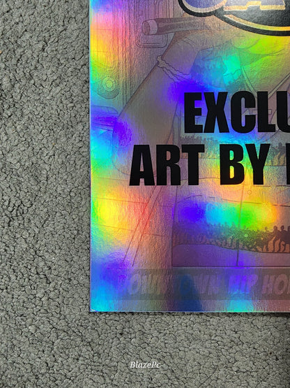 Downtown Hip Hop Biggie Smalls Notorious Chrome Foil Karych Comic Art Book