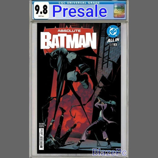 Absolute Batman #3 CGC 9.8 1st Print Cover A Nick Dragotta DC 2024 PRESALE