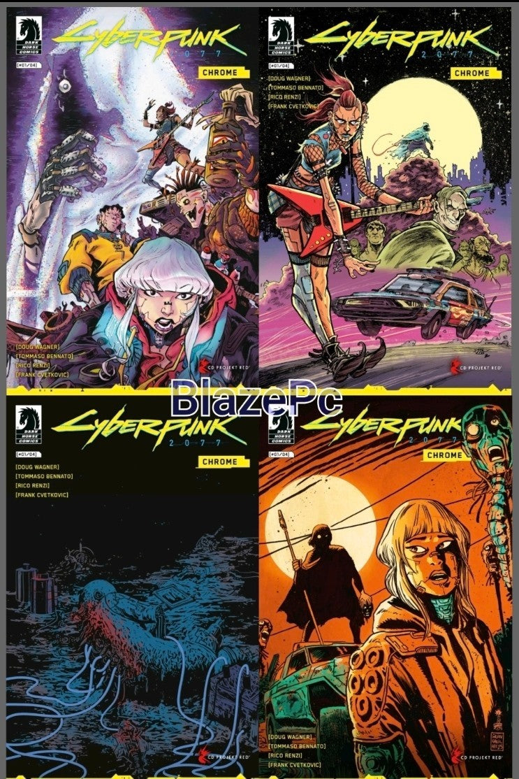Cyberpunk 2077 Chrome #1 Cover A B C D Variant Set Options 2026 Presale 1/14