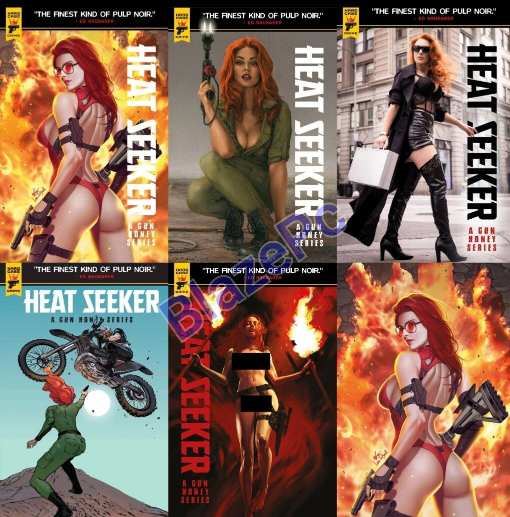 Heat Seeker Gun Honey #2 Cover A B C D E FOC Variant Set or 1:5 Options Titan