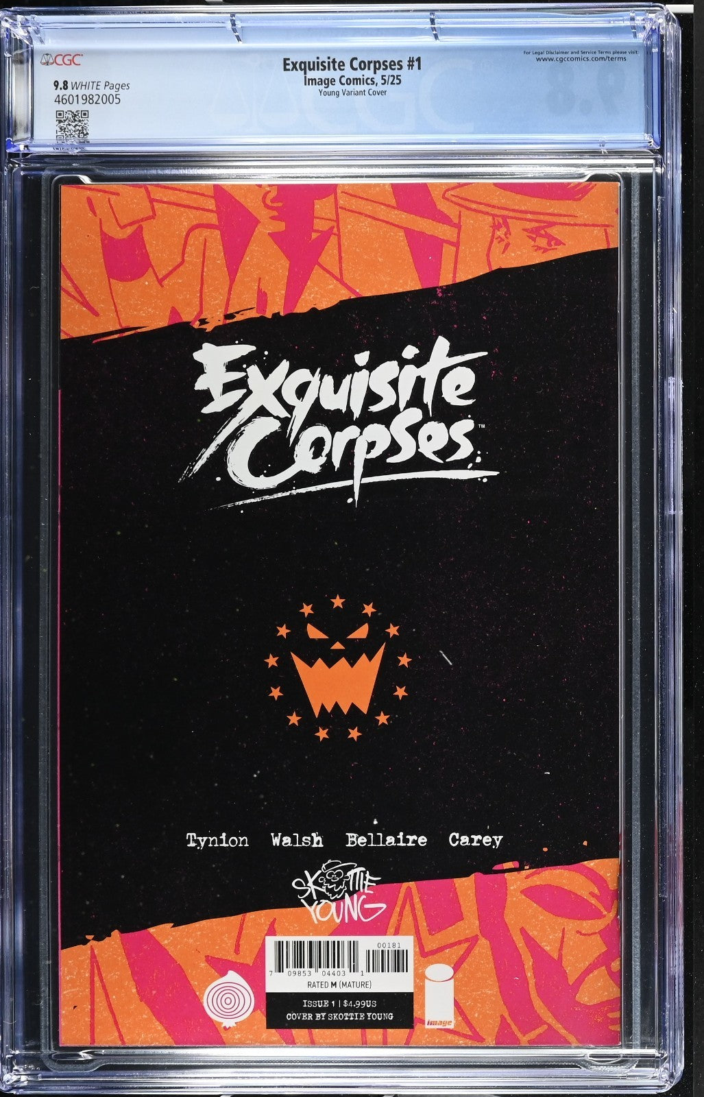Exquisite Corpses #1 CGC 9.8 Skottie Young Variant 1st Print Tynion Image Comics