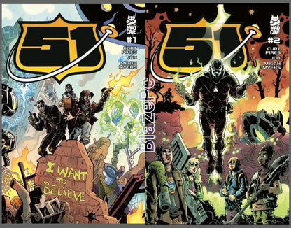 51 #1 2nd Print #2 1st Print Variant Set Options Mad Cave Studios Presale 4/29