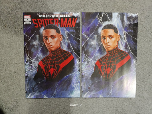 Miles Morales Spider-Man #1 Zu Orzu TFAW Variant Set Trade Dress & Virgin NM