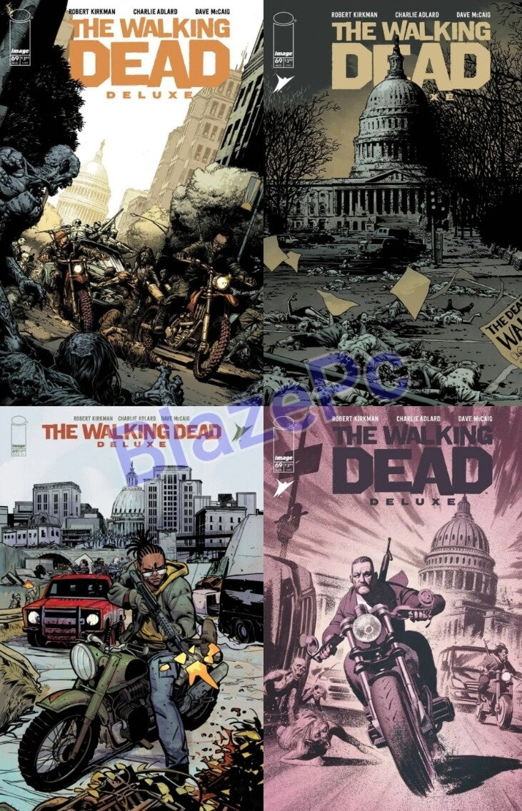 Walking Dead Deluxe #69 Cover A B C D Variant Set Options Image 2023 NM