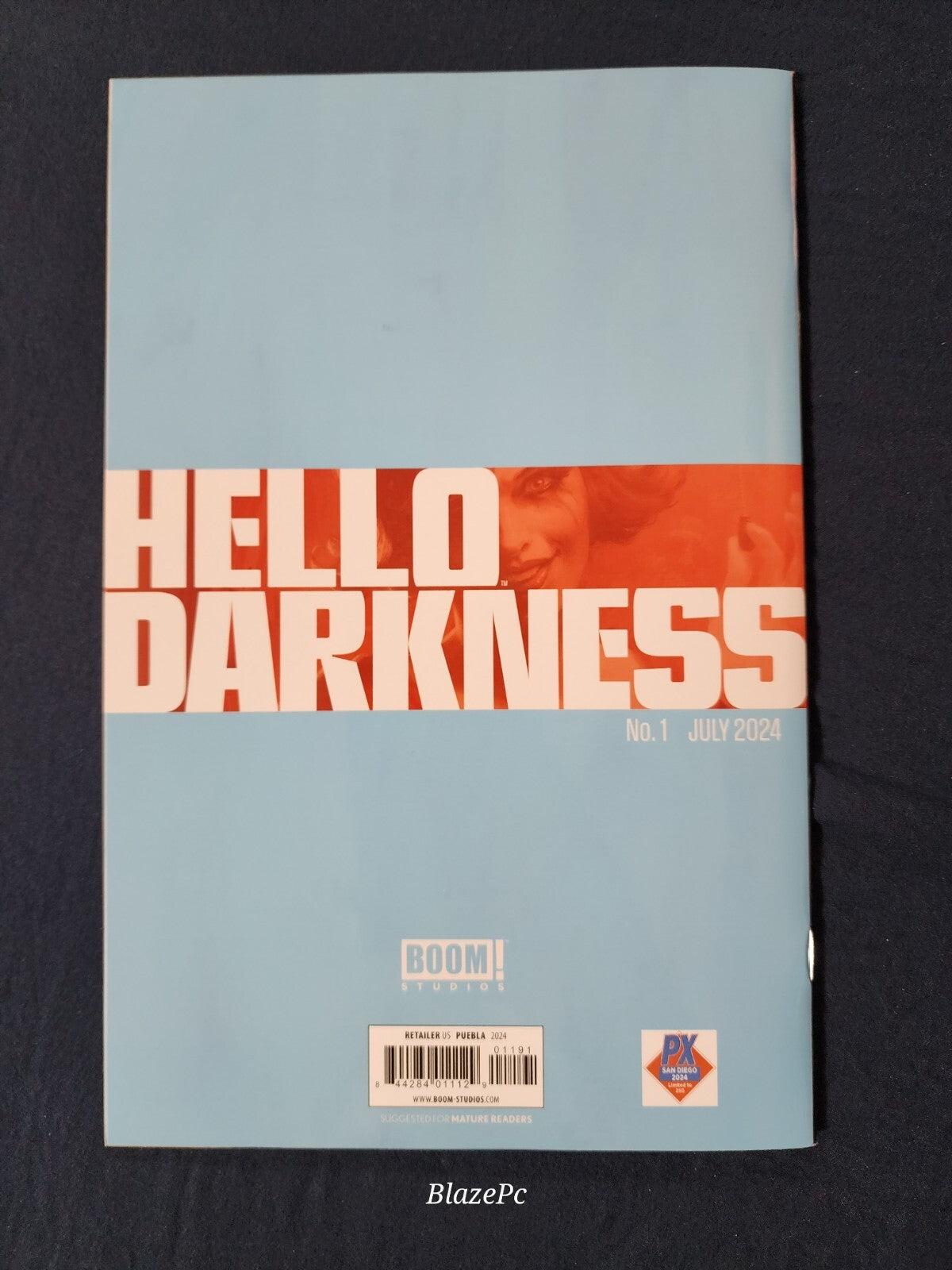 Hello Darkness #1 FOIL Variant Set SDCC 2024 Comic Con PX Exclusive LE 250 /500