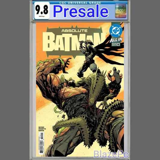 Absolute Batman #14 CGC 9.8 Nick Dragotta Cover A Catwoman DC 2025 PRESALE