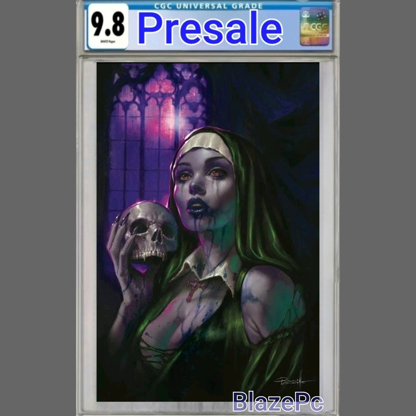 Vampirella #8 CGC 9.8 1:10 Cover P Parrillo Ultraviolet VIRGIN Variant PRESALE